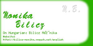 monika bilicz business card